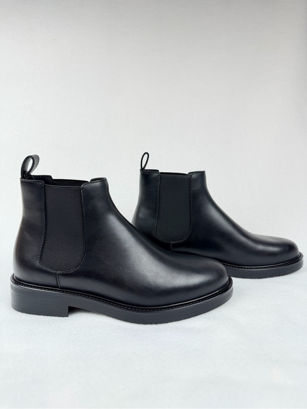 Zara Dress Chelsea Men’s Black Boots with Elastic Panels Size 7